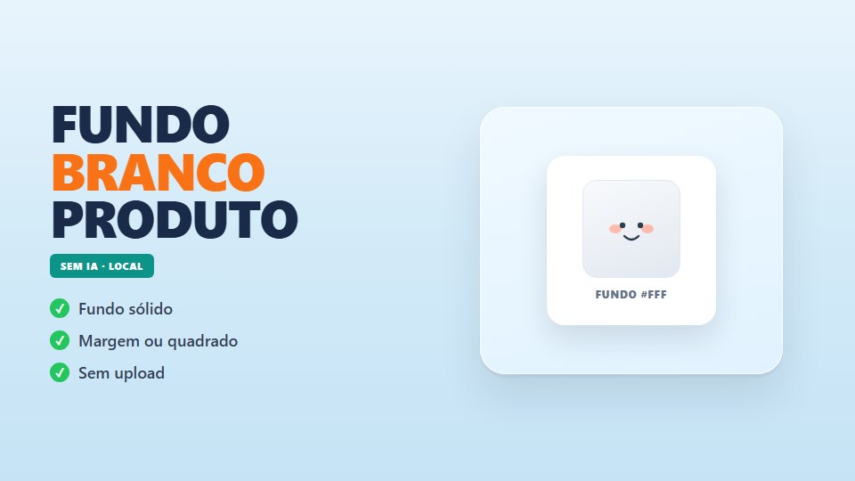 Fundo Branco Produto Online - Foto com Fundo Branco no Navegador